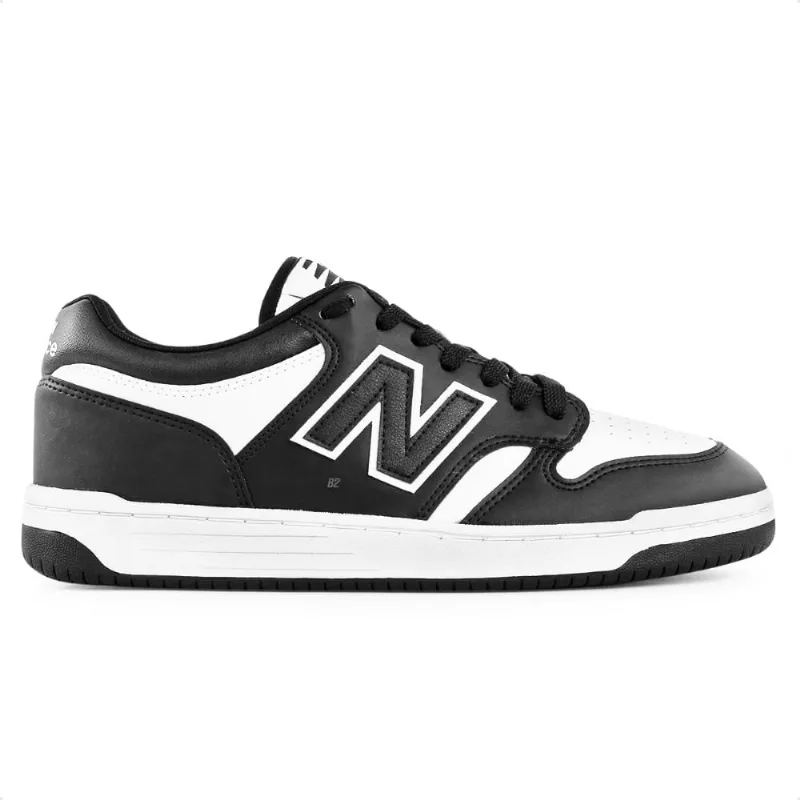 Tênis New Balance 480 Low Masculino 37 / Preto / Cinza