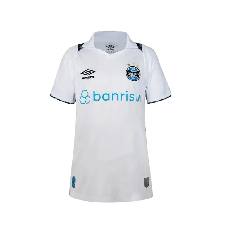 Camisa Grêmio II 2024/25 Umbro Infantil - Branca/Azul 10