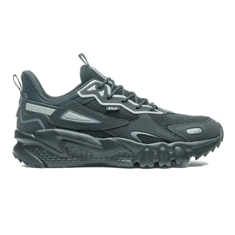 Tênis Esportivo Masculino Fila Venture Tracer Preto Cinza Preto e Cinza - 41