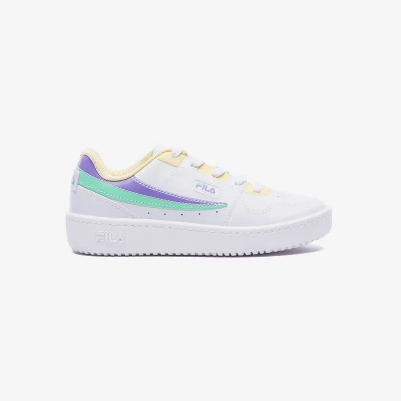 ZAPATILLA FILA ARCADE KIDS - BLANCO/GRISS/AMARILLO CLARO - 31