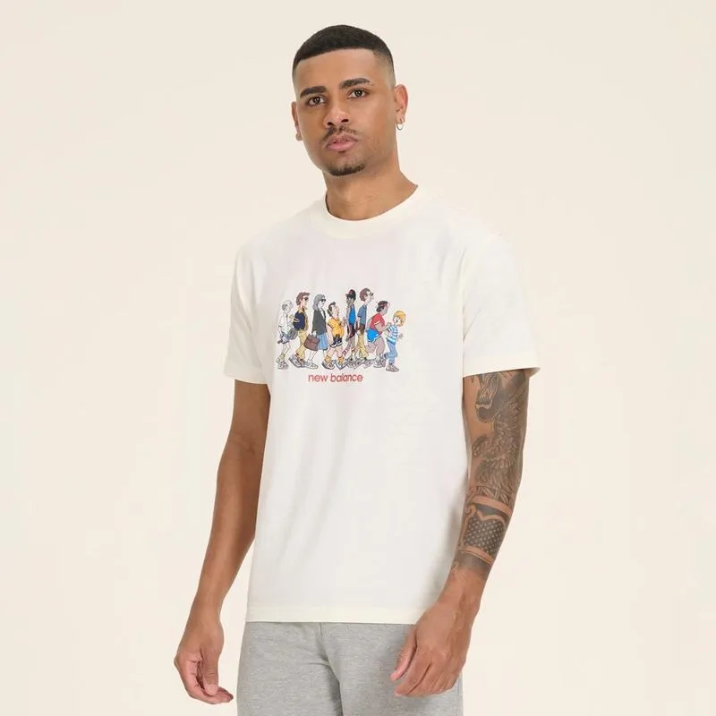 Camiseta new balance archive walk masculina