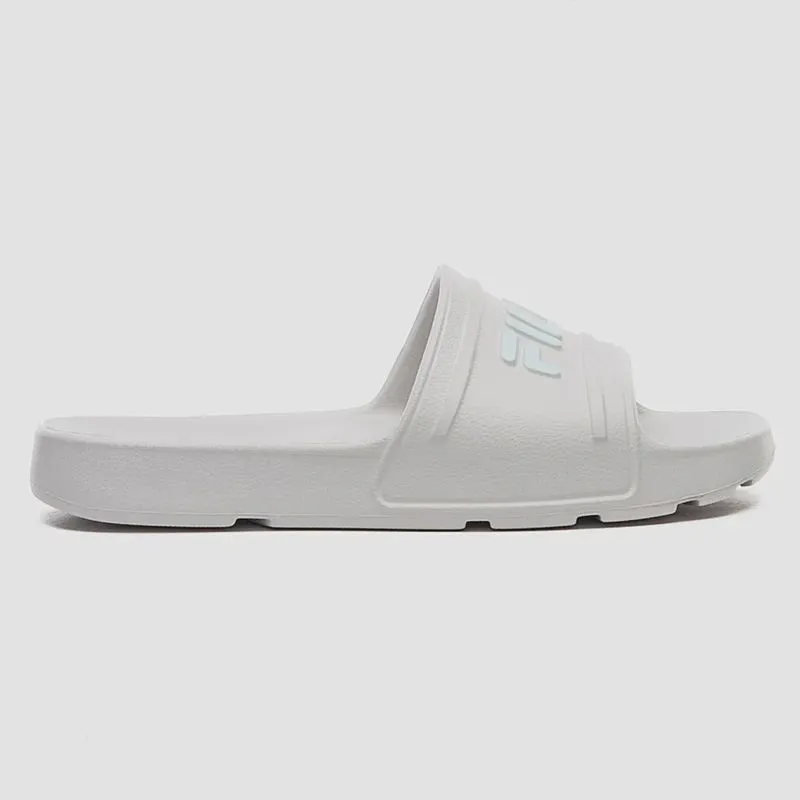 Chinelo Feminino Sleek Slide Branco Prata Verde Fila F02SD00011-6426