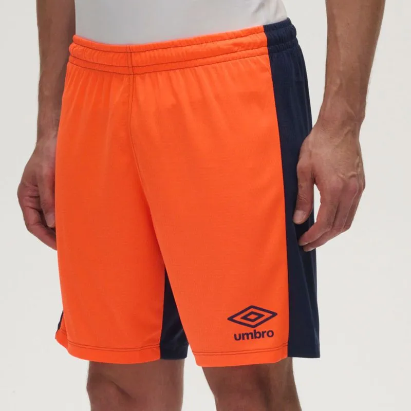 SHORTS MASCULINO UMBRO RAPTOR - NARANJA/MARINO - XL