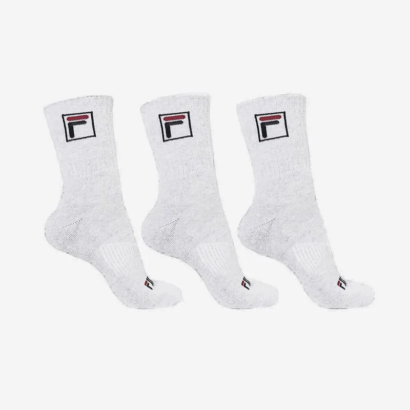 TRIPACK UNISEX FILA CANO ALTO FBOX B - BLANCO - 4044