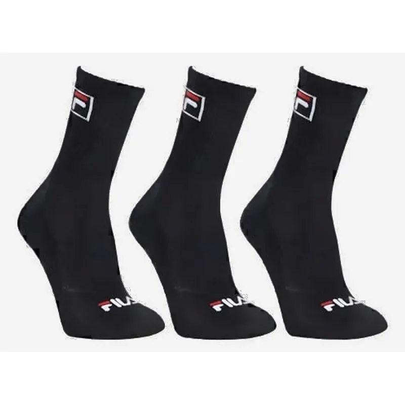 TRIPACK UNISEX FILA CANO ALTO FBOX B - NEGRO - 3539