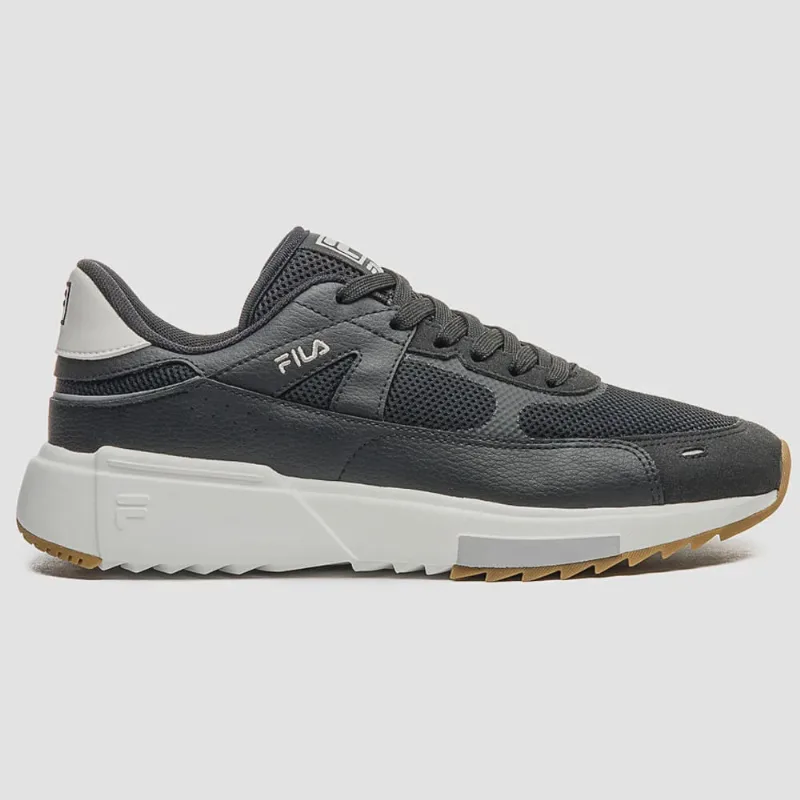 Tênis Masculino F-Virtuous Retro Preto Branco Grafite Fila F01L00304-6531