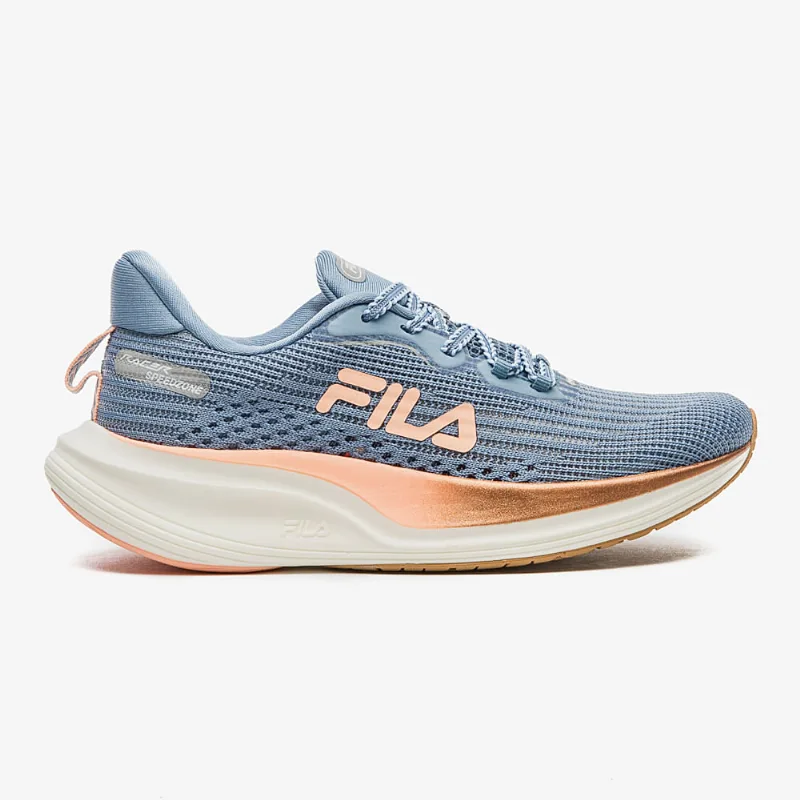 Tênis Fila Racer Speedzone Feminino Azul e Coral 33