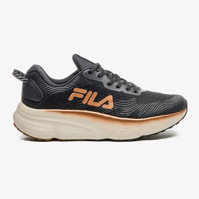 ZAPATILLA FILA MAXXIMUS FEMENINO - NEGRO/COBRE/PLATA - 40