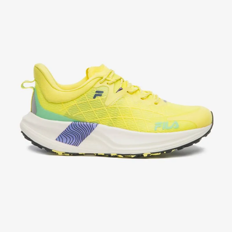ZAPATILLA FILA RACER SKYTRAIL TRAIL FEMENINO - AMARELO/GRISS/VERDE - 35