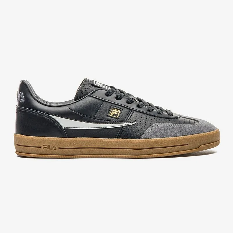 ZAPATILLA FILA FX COURT 70 VINTAGE HOMBRE - NEGRO/GRAFITO/GRIS CLARO - 38