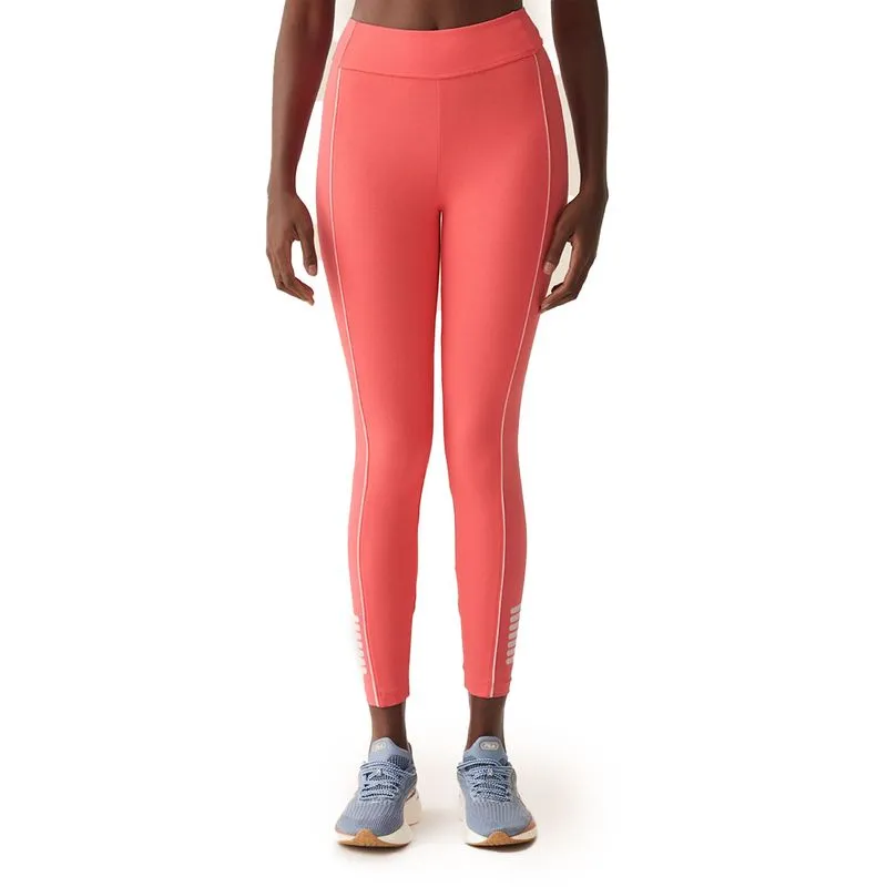 Legging Coral Escuro Fila Seven Stripes Fit Feminina CORAL ESCURO/ROSA BEBE - G