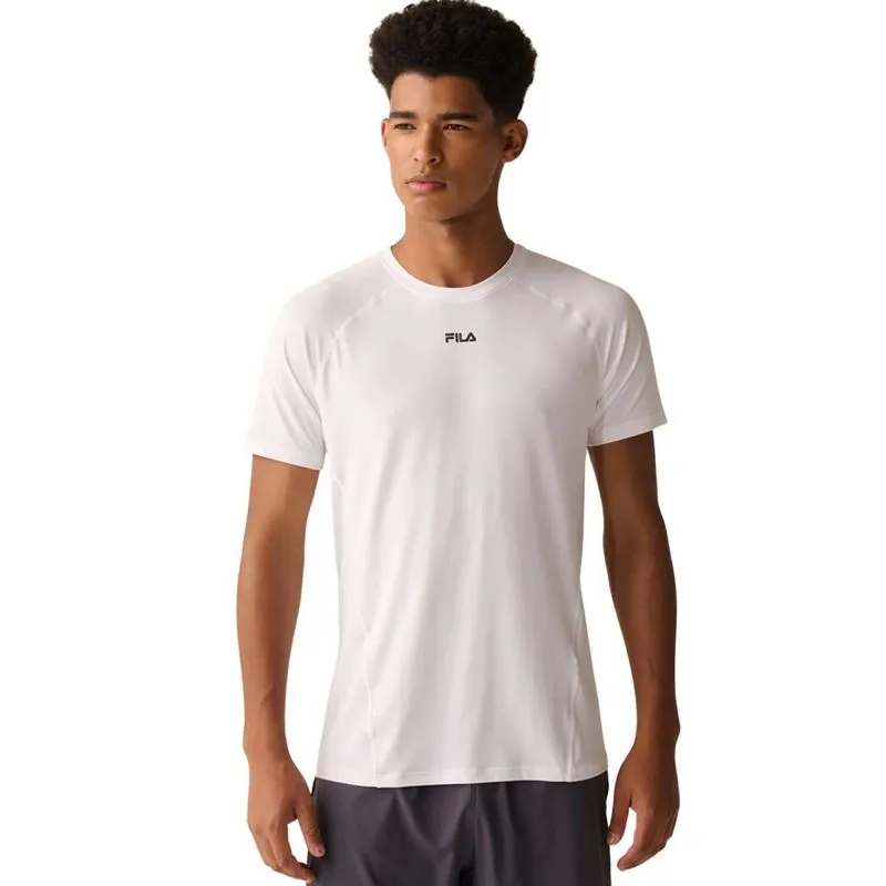 Camiseta Fila M/C Bio III Masculina F11R00241-172 M / BRANCO-PRETO