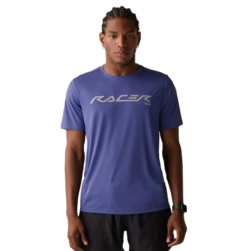 Camiseta Masculina Fila Reflective Core Run Azul - G