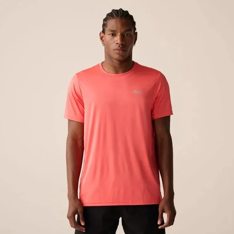Camiseta Fila Basic Sports ii Masculino Coral Escuro
