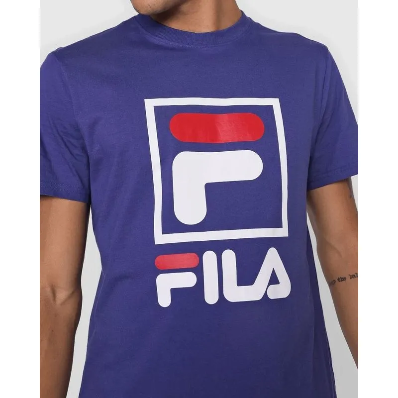 Camiseta Fila Comfort Letter Premium Ii 2GG / Azul