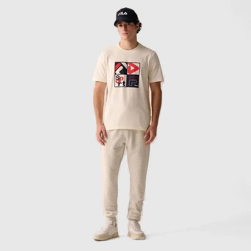 PANTALON MASCULINO FILA LETTER LIGHT - MEZCLA CLARO - S