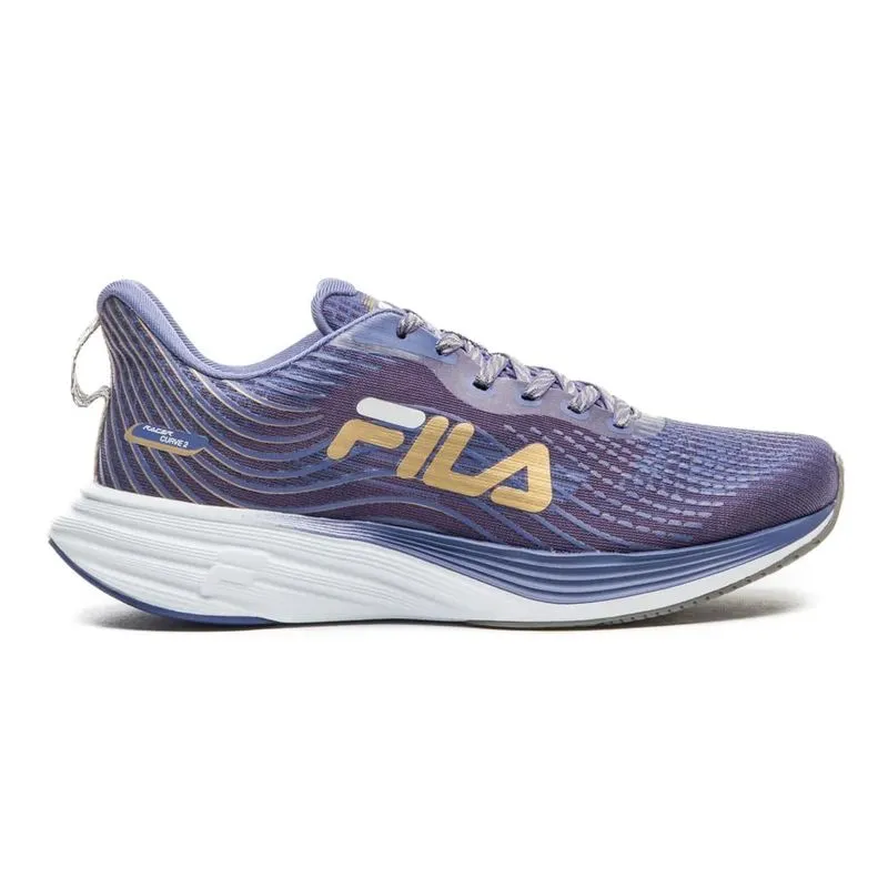 Tênis Esportivo Fila Racer Curve 2 Roxo Acizentado Feminino 35 / Roxo