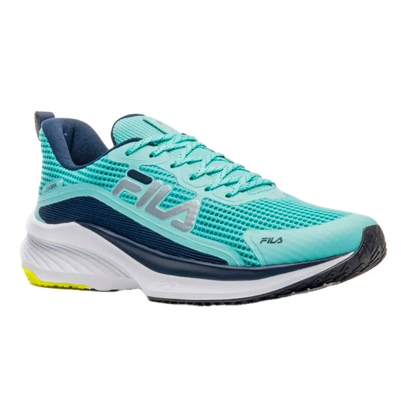 Tênis Feminino N°34 Fila Prisma Azul Marinho E Amarelo (MP)