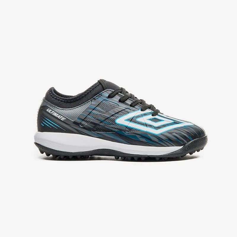 BOTIN SINTETICO UMBRO ULTIMATE JR - PRETO/GRAFITO/AZUL ELECTRICO - 36