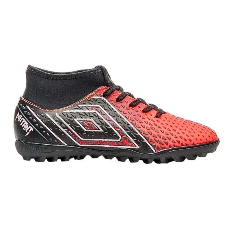 Chuteira Society Umbro Mutant Infantil 29 / Laranja
