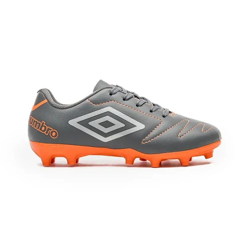 Chuteira Campo Umbro Class 2.2 Grafite Jr GRAFITE/LARANJA/CINZA - 33
