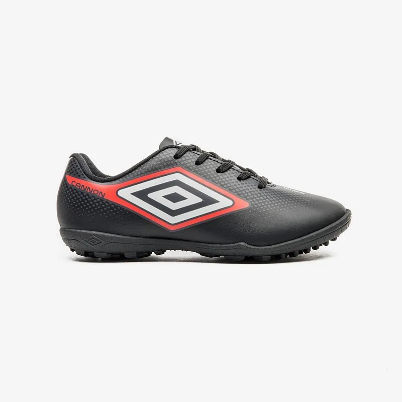 BOTIN SINTETICO UMBRO CANNON JR - NEGRO/ROJO/BLANCO - 31