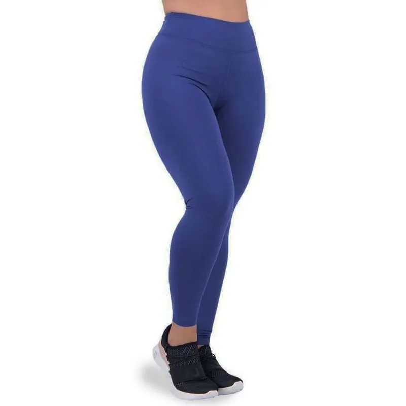 Calça Legging Fila Azul Carbono Flat Life II Fila Feminina AZUL CARBONO - P