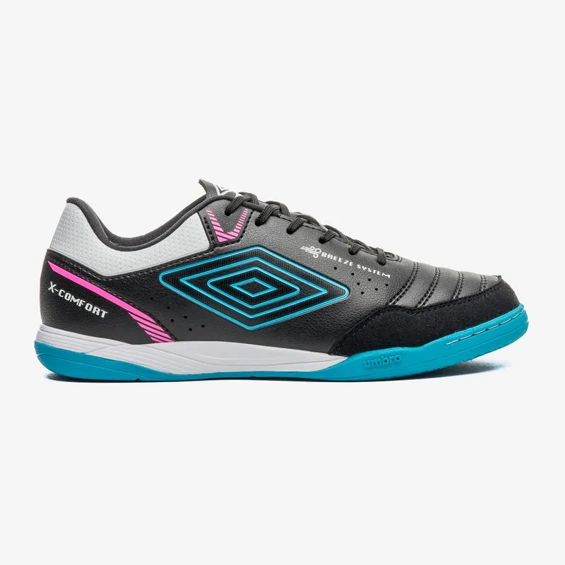 BOTIN SALA UMBRO X-COMFORT - NEGRO/AZUL ELECTRICO/BLANCO - 42