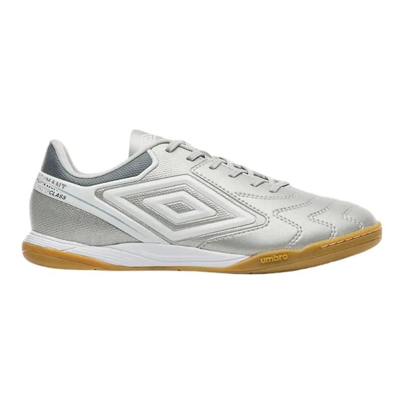 Chuteira Futsal Umbro Adamant Master Class Club 39 / Cinza