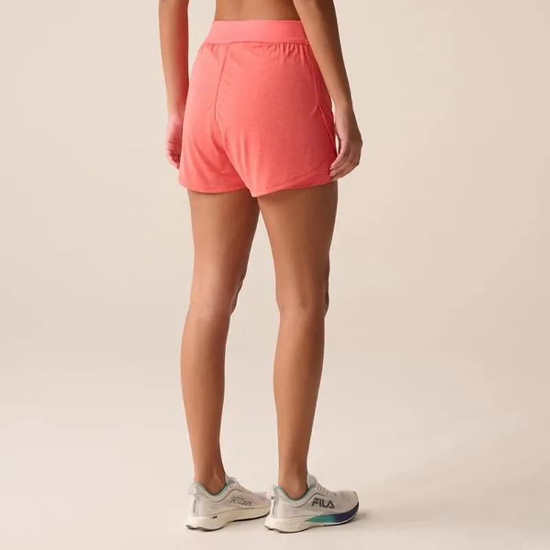Shorts Fila Double Basic Train ii Feminino Vermelho Cereja