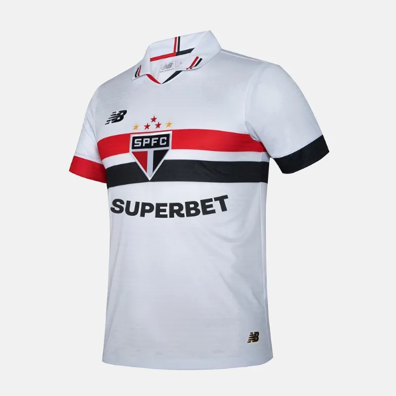 Camisa home são paulo new balance 2024 torcedor masculina
