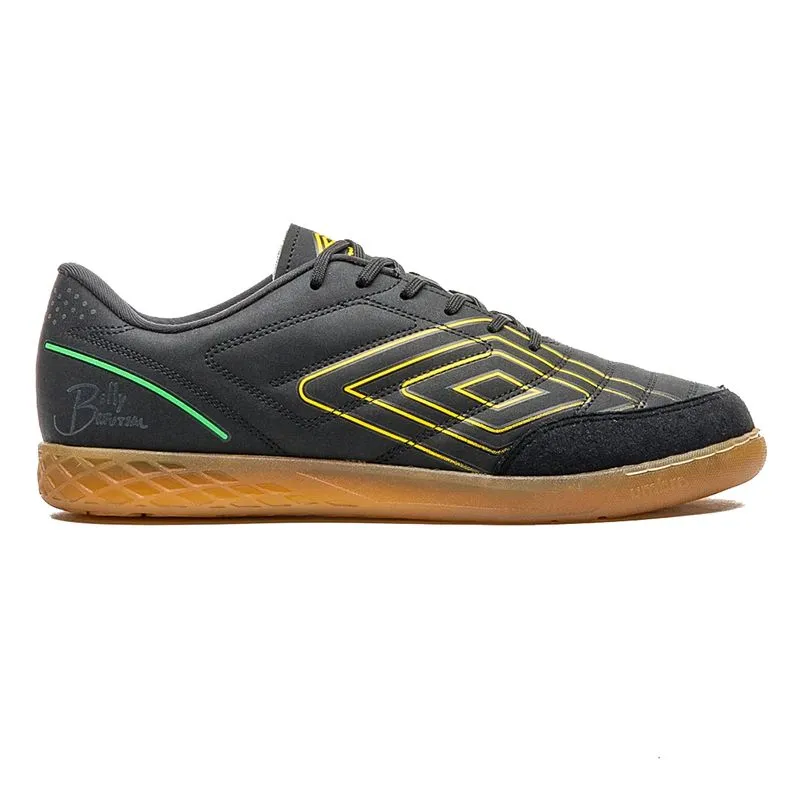 Chuteira Umbro BR FUTSAL Masculino Preto PRETO/VERDE/AMARELO - 43