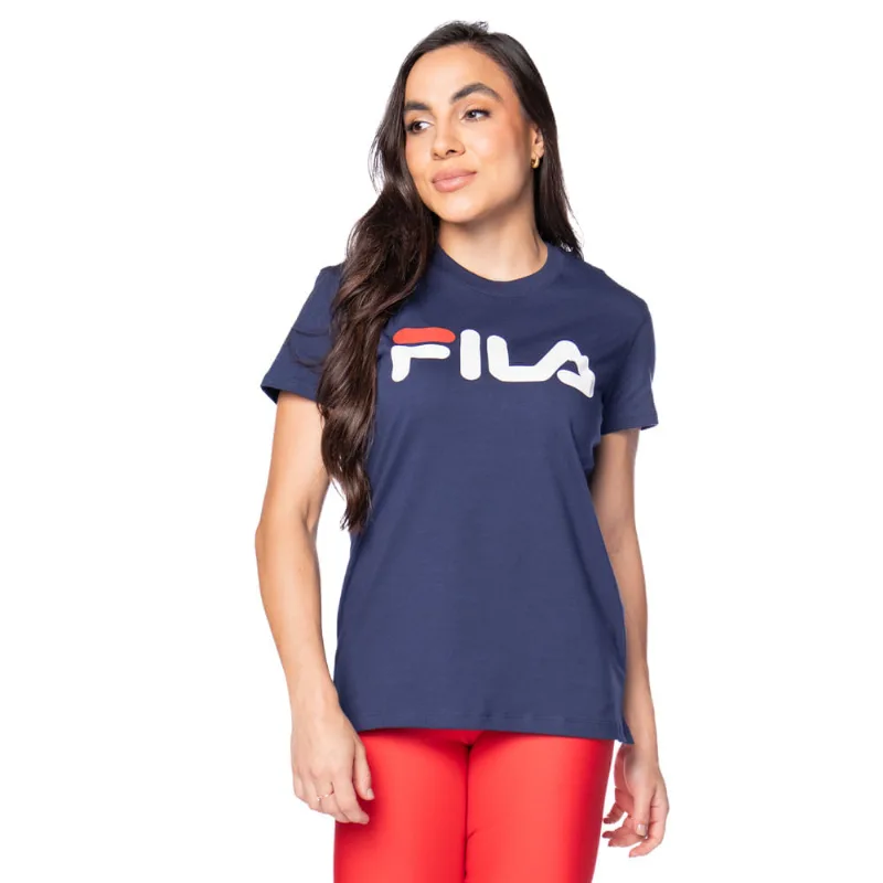 Camiseta Feminina Fila Letter Premium II Marinho - M