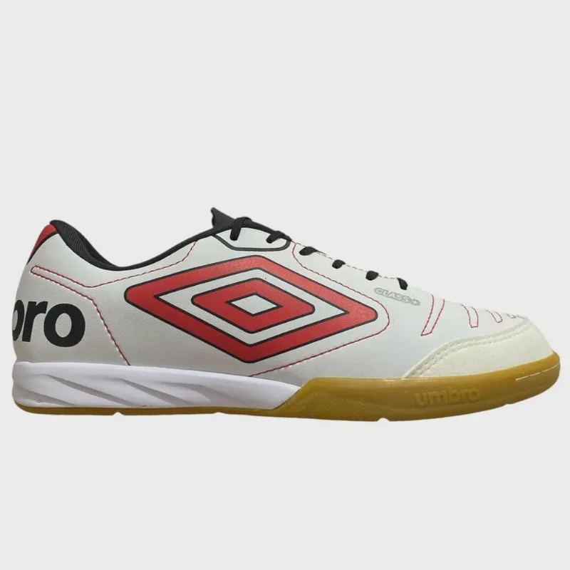Chuteira Futsal Umbro Class + Unissex Branco