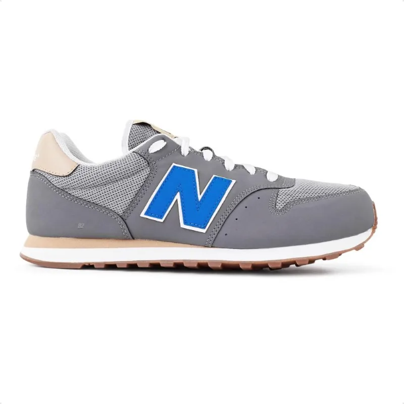 Tênis New Balance 500 V2 Masculino 39 / Cinza / Azul