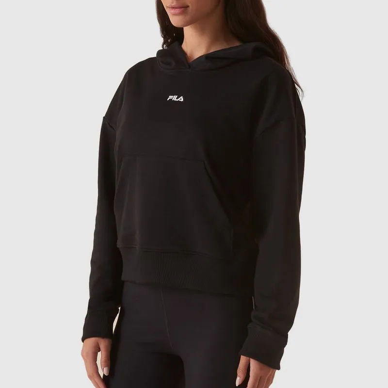 BUZO CANGURO MUJER FILA CLASSIC B BUZO CANGURO FEMENINO FILA CLASSIC B - NEGRO - L