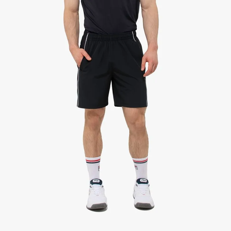 BERMUDA HOMBRE FILA MATCH - NEGRO/BLANCO - XL