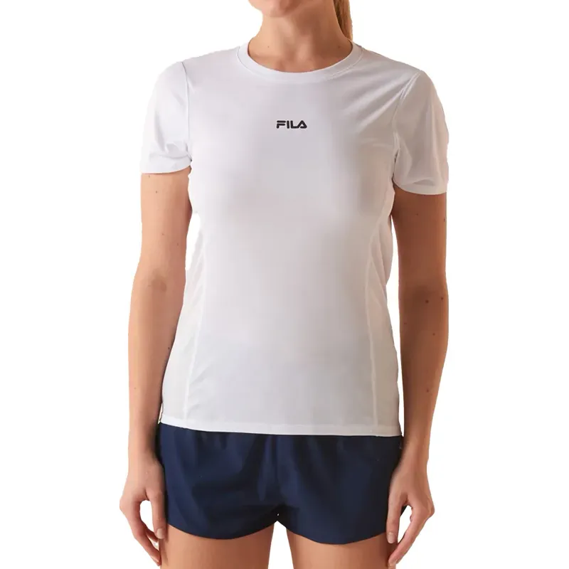 Blusa Fila Core Run Feminina Branco Confortável GG