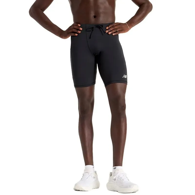 Bermuda New Balance Essentials Compressão 9 Masculina Preta GG