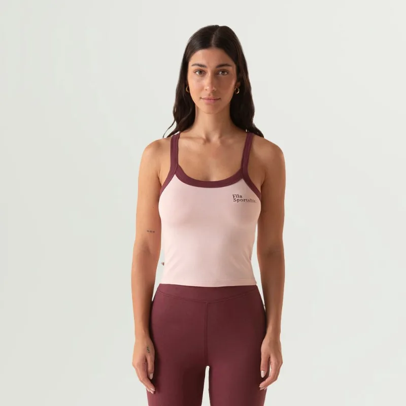 Regata Fila Ribbed Letter Retro Feminina GG