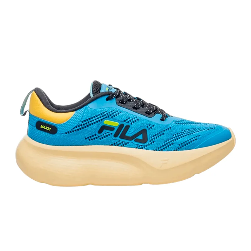 ZAPATILLA FILA MAXXI KIDS - AZUL CIELO/NEGRO/AMARELO - 28