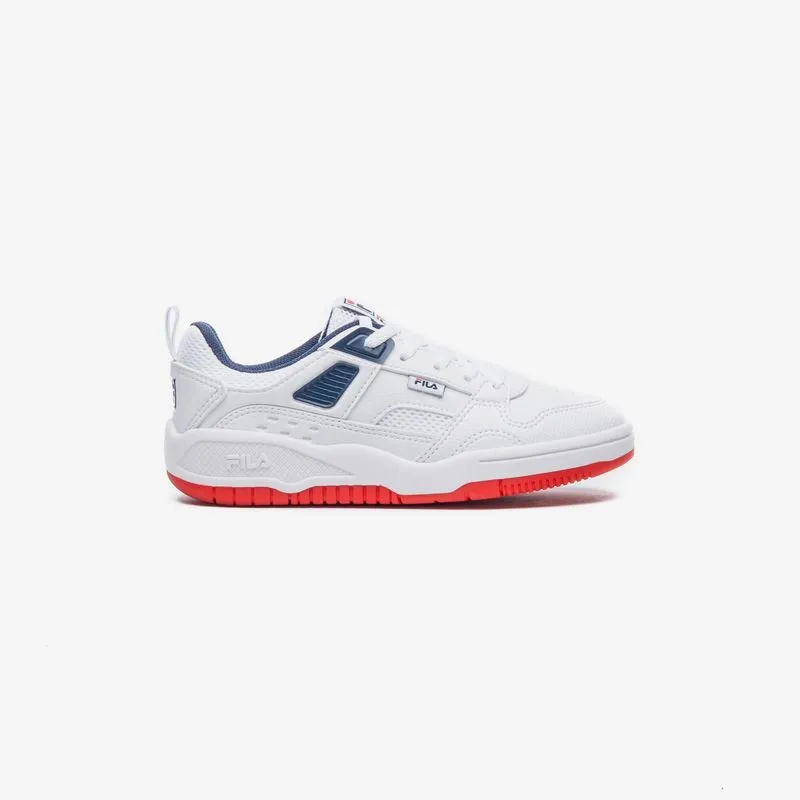 ZAPATILLA FILA CORDA KIDS - BLANCO/MARINO/ROJO - 28