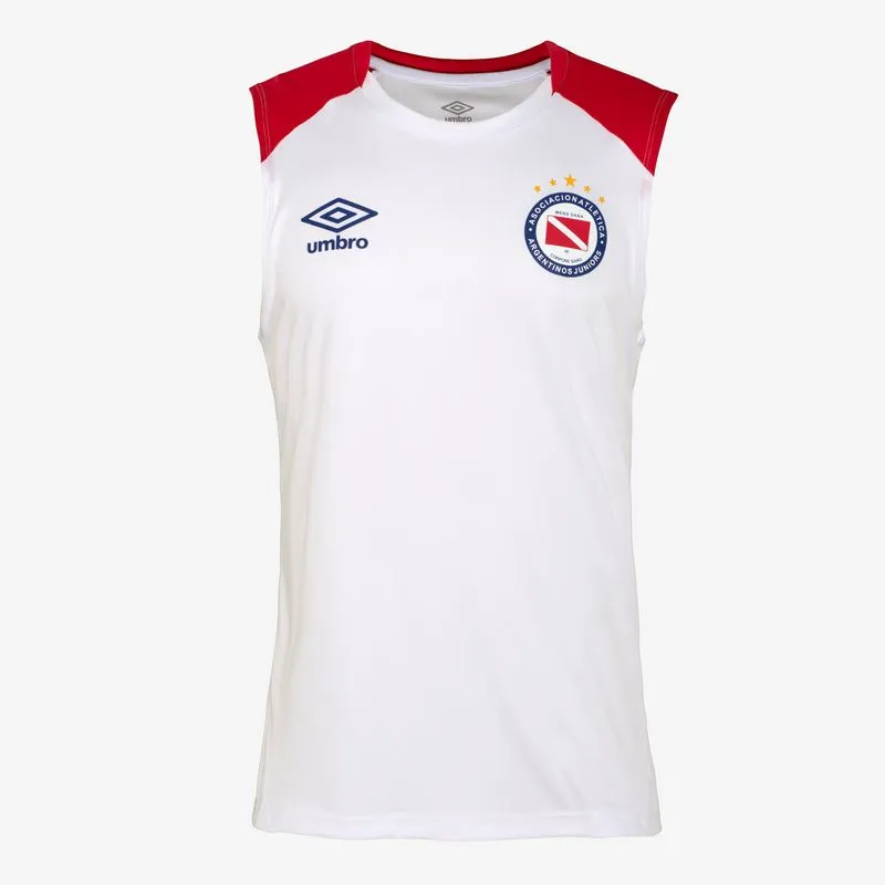 MUSCULOSA MASCULINA UMBRO A.A.A.J. ENTRENAMIENTO 2025 - BLANCO/ROJO/AZUL - L
