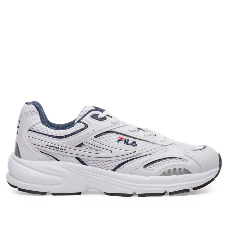Tênis Masculino Fila Runner 2K Super Action Branco/Marinho - 43