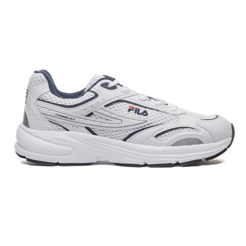 Tênis Casual Fila Runner 2k Masculino Branco 44 BRANCO/MARINHO