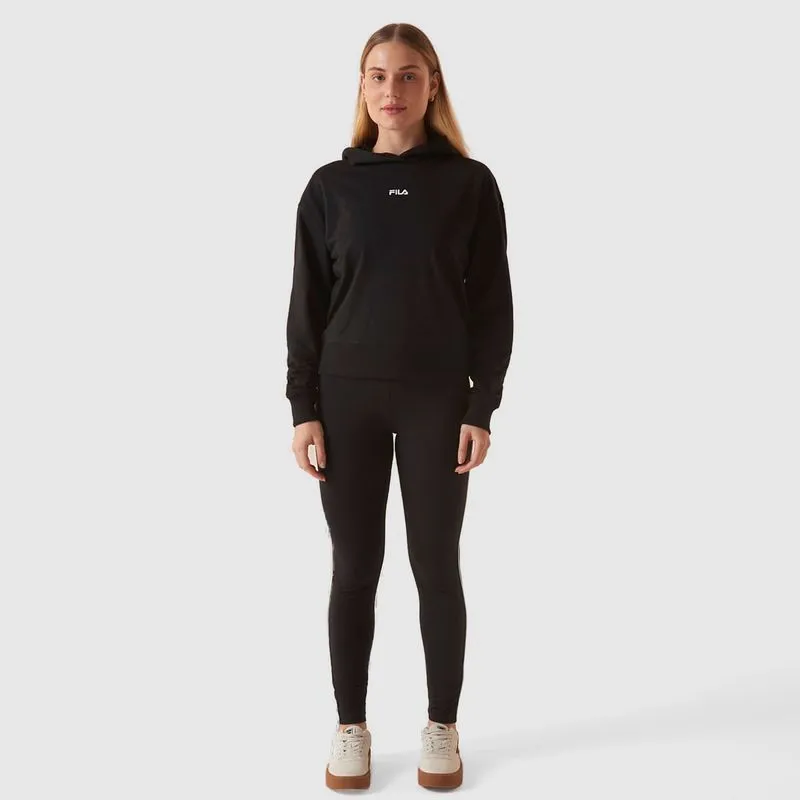 BUZO CANGURO FEMENINO FILA BASIC CLASSIC LIGHT - NEGRO - M