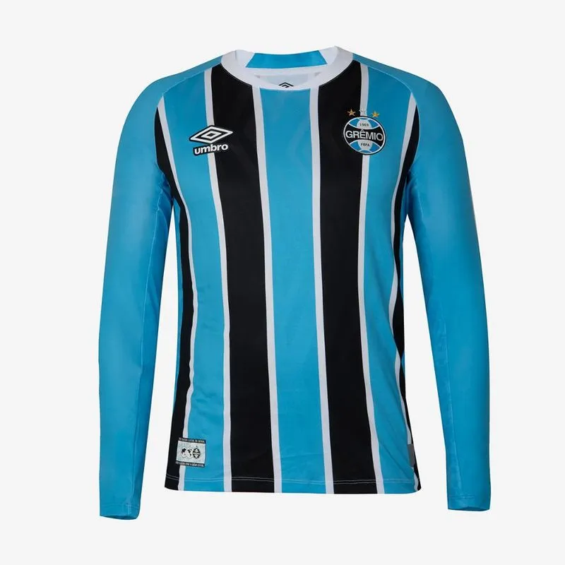 Camisa Ml Masculina Umbro Gremio Of.1 2025 Torcedor S/N