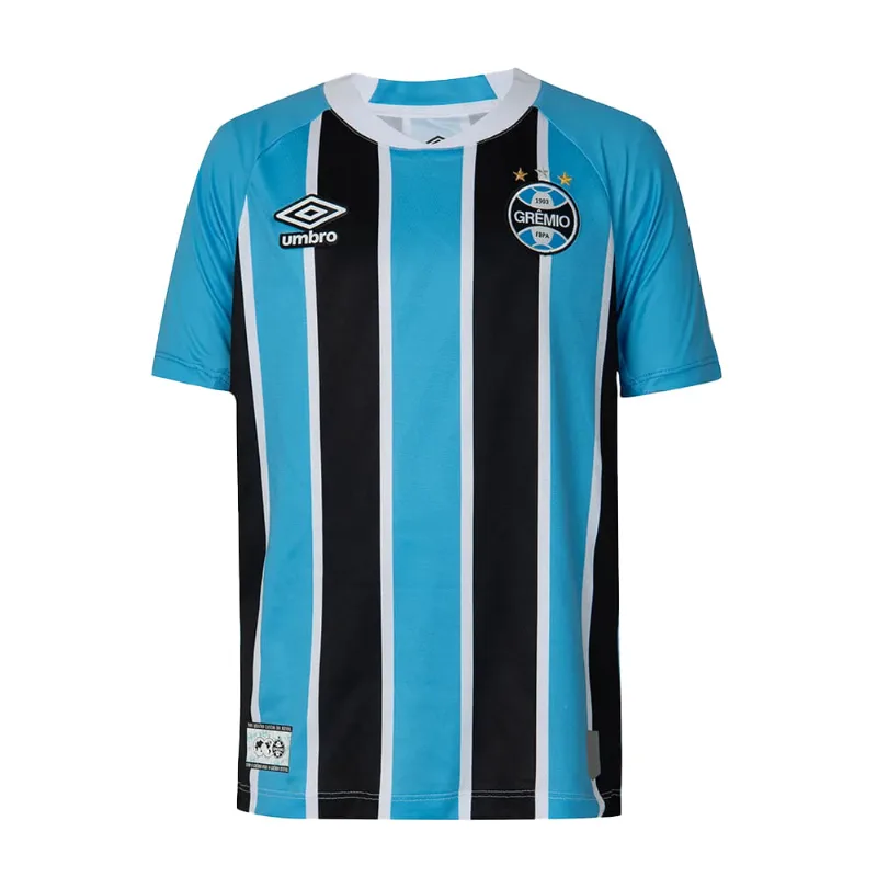Camisa Juvenil Umbro Grêmio Azul/Preto - 14
