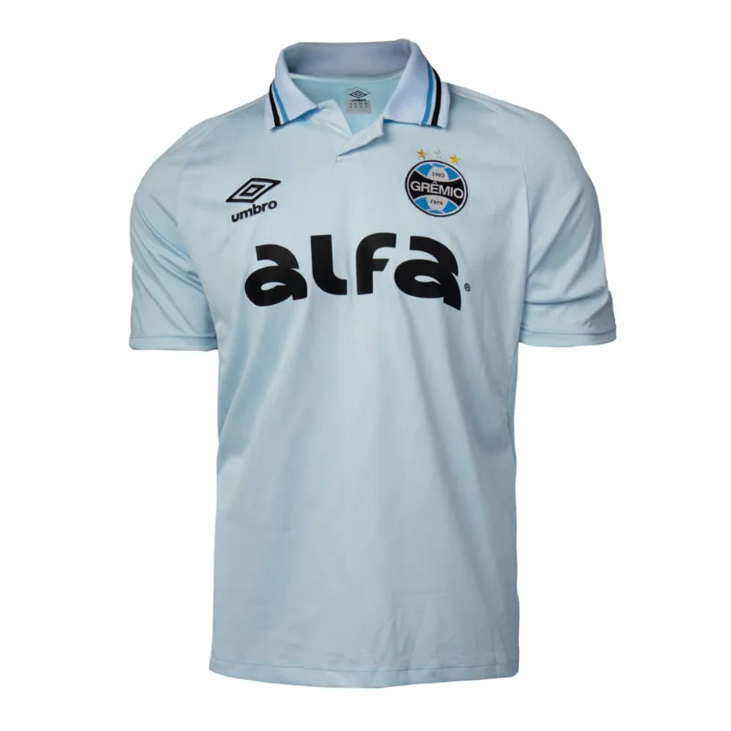 Camisa Masculina Umbro Grêmio Curta Azul Celeste - G