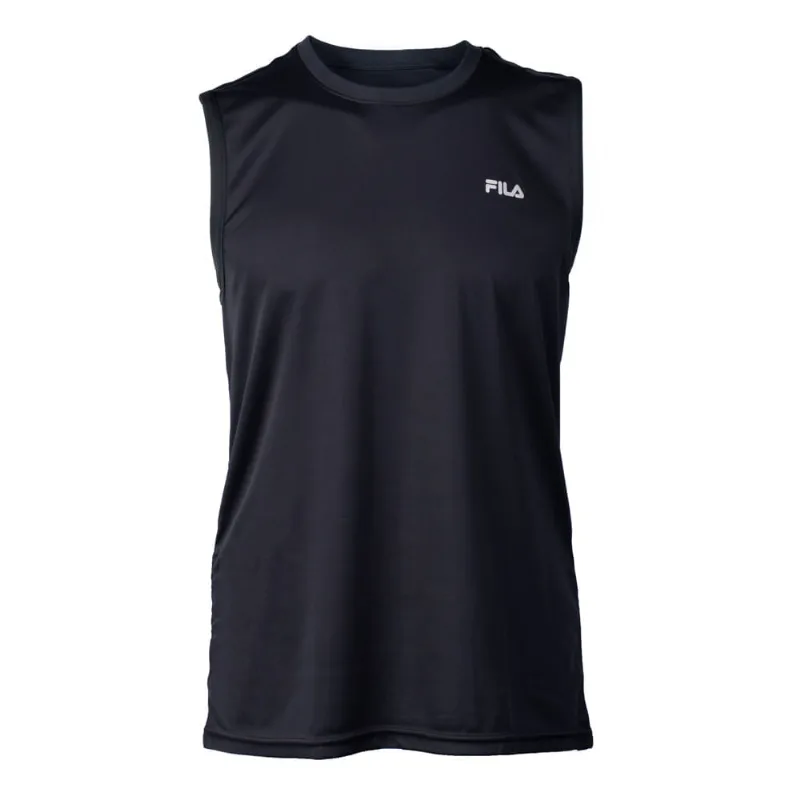 Regata Masculina Fila Basic Sports II UV Preto/Prata - P